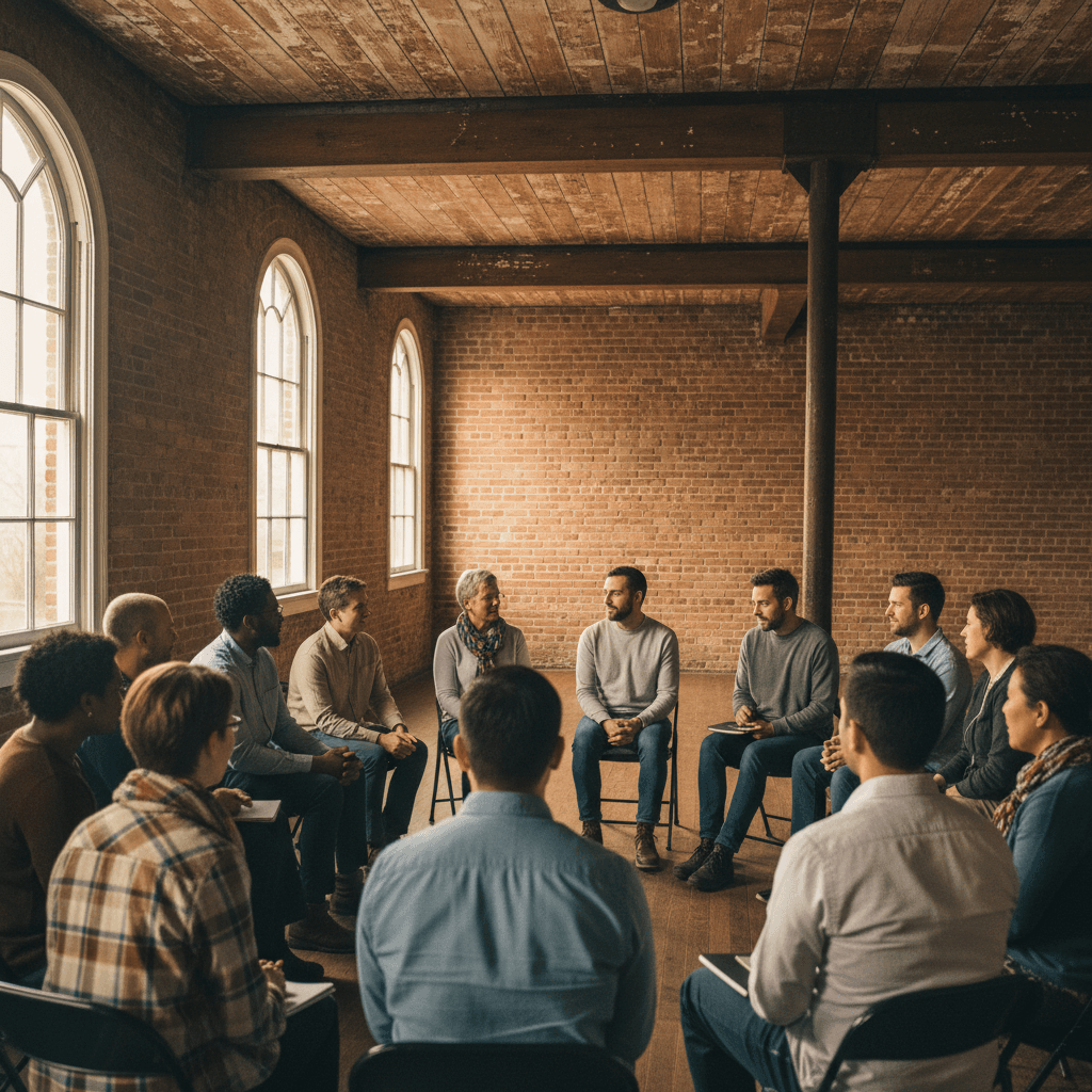 Community gathering and spiritual connection