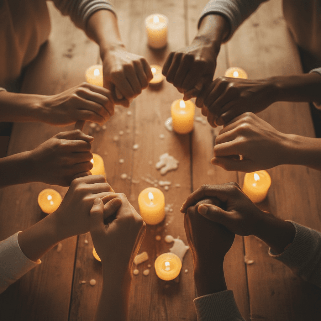 Community prayer circle